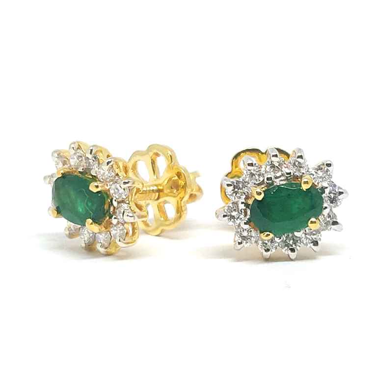 Emily Diamond Earrings | Sanjay Bairathi Gems Jaipur